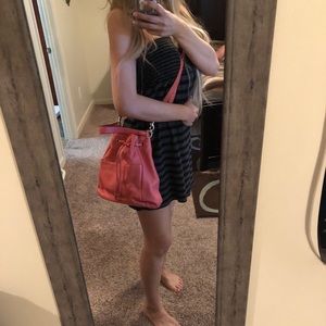 Coach pink shoulder bag